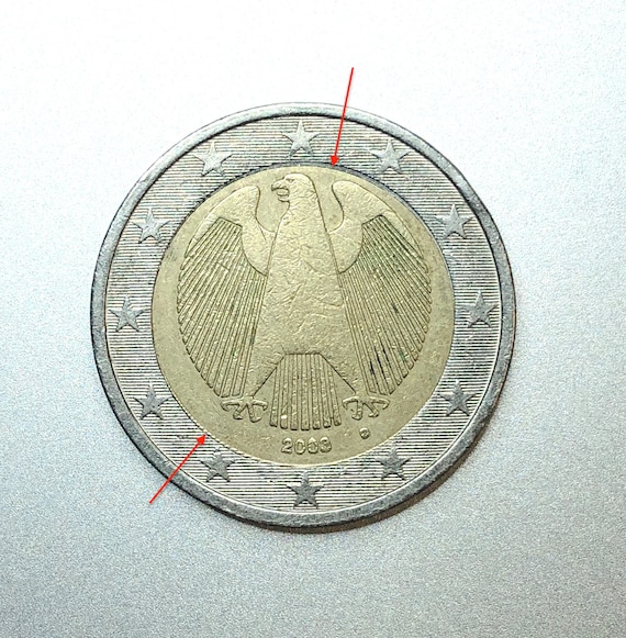 Error 1 Euro 2002 Austria Coin. -  Denmark