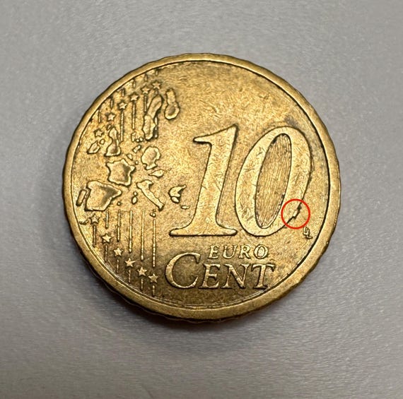 フィンランド 1999年 10ユーロセント（ミントエラーあり） - Etsy 日本