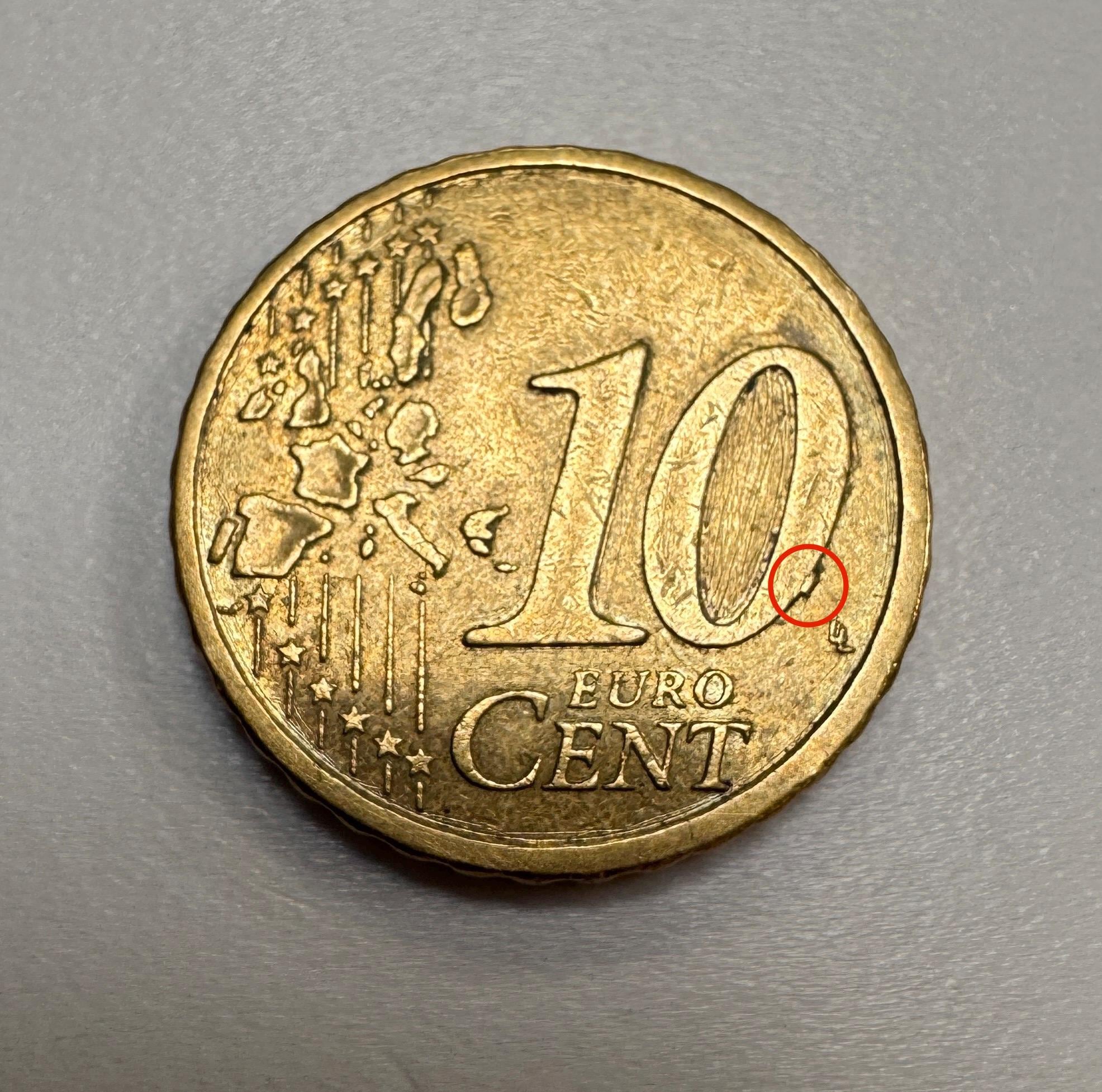 フィンランド 1999年 10ユーロセント（ミントエラーあり） - Etsy 日本