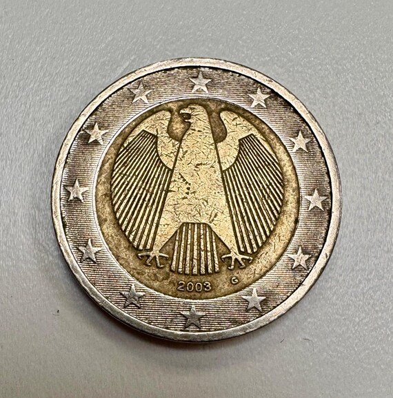 2ユーロ硬貨 ドイツ 2003 G ミントエラーあり - Etsy 日本