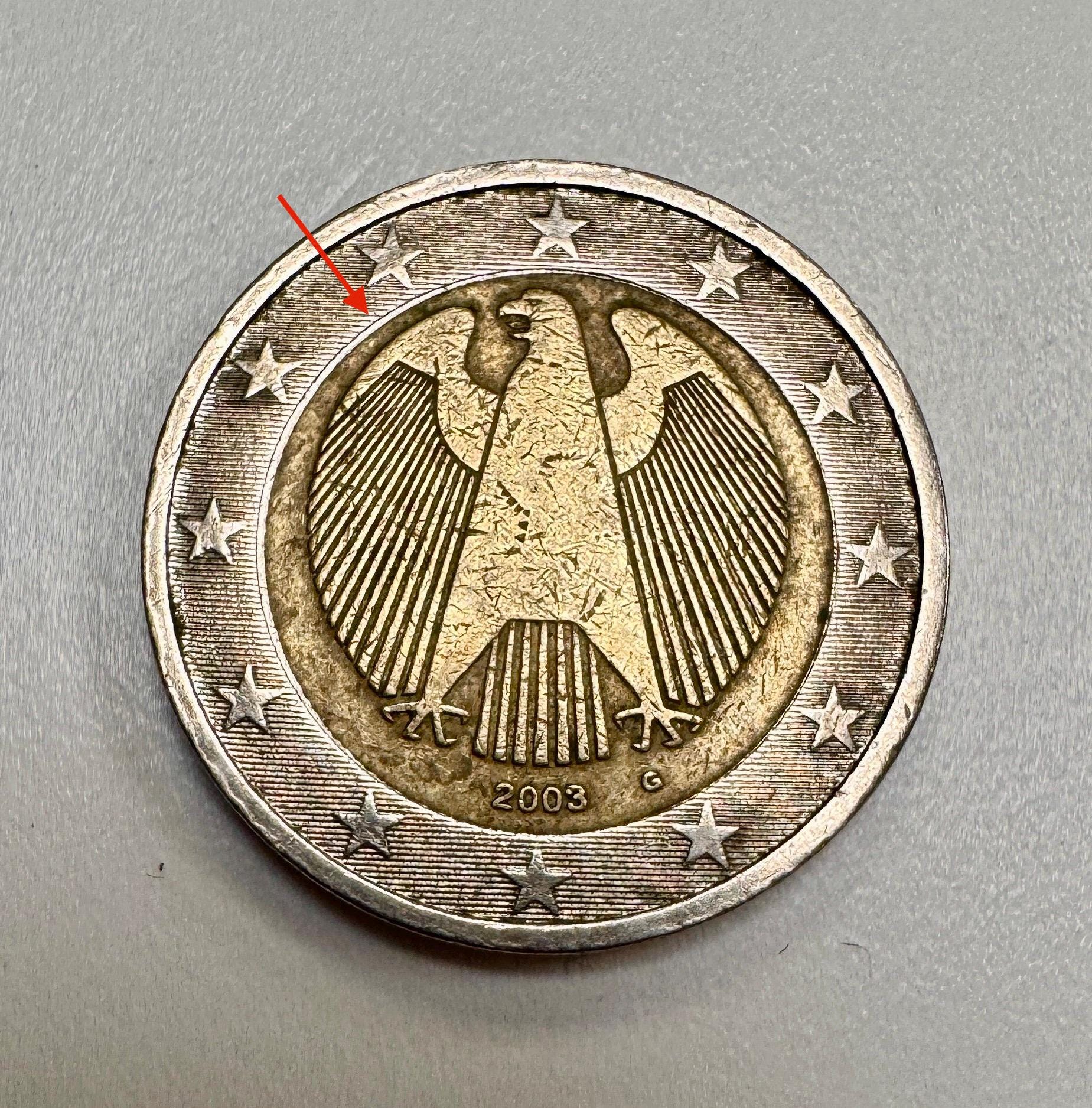 2ユーロ硬貨 ドイツ 2003 G ミントエラーあり - Etsy 日本