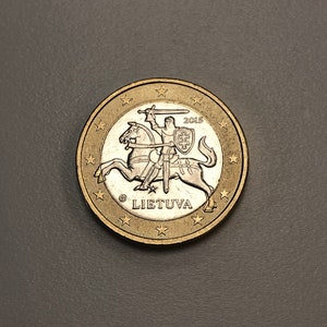 1 Euro Münze 2015 Litauen Lietuva Fehldruck2 Bild 3