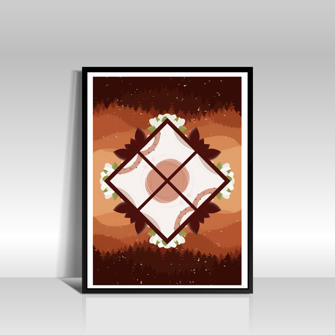 View of Nature Inspired Decor, Nature Wall Art, Warm Nature Inspired Wall Art ...
