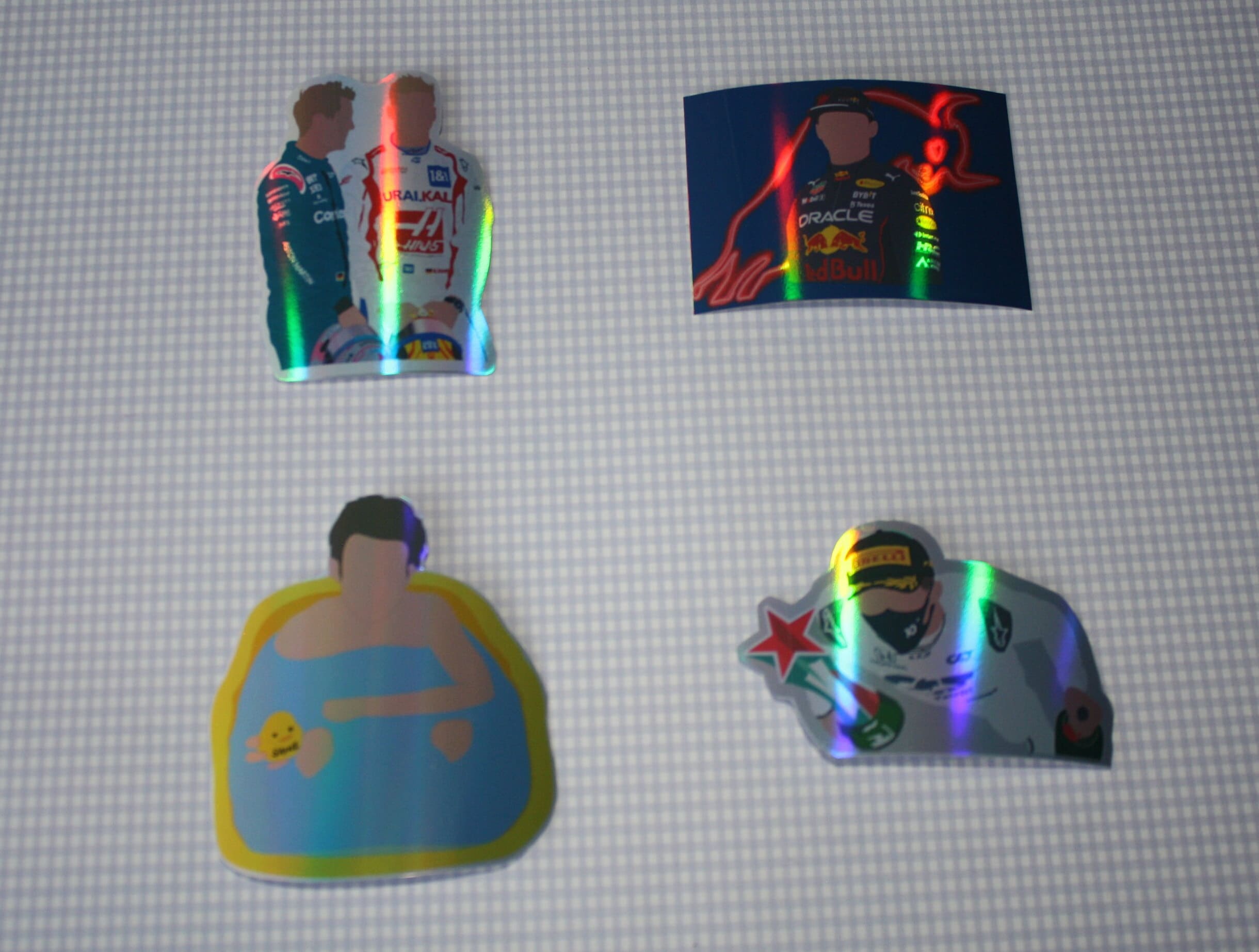 Holographic Red Bull Stickers