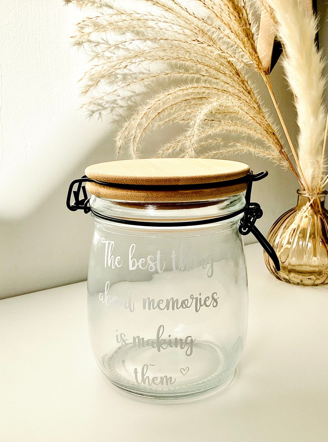 Personalised Memory Jar, Gift, Wedding, Birthday, Anniversary ...