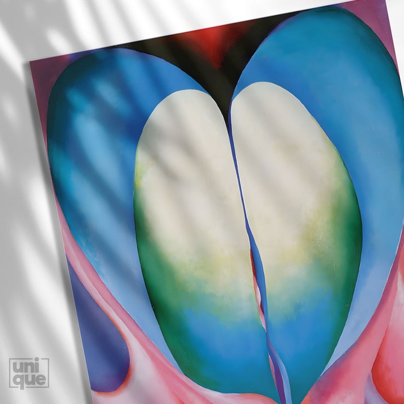 O'keeffe Print Series 1 No.8 Modern Wall Art Etsy