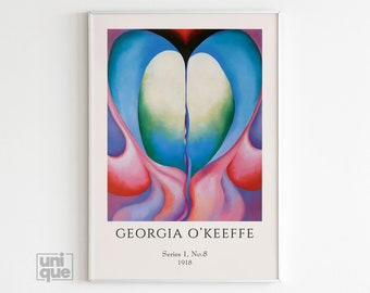 Georgia O'Keeffe Print - Modern Art - Flowers Wall Art - Colorful Flowers -  Georgia O'Keeffe Flowers - Vintage Wall Art - Home Decor