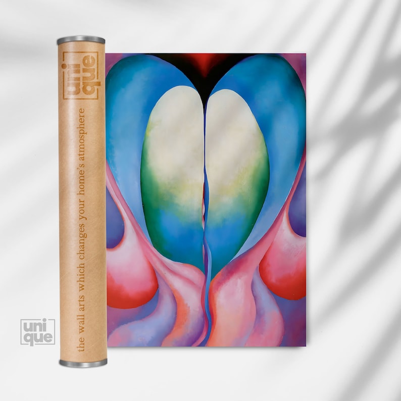 O'keeffe Print Series 1 No.8 Modern Wall Art Etsy