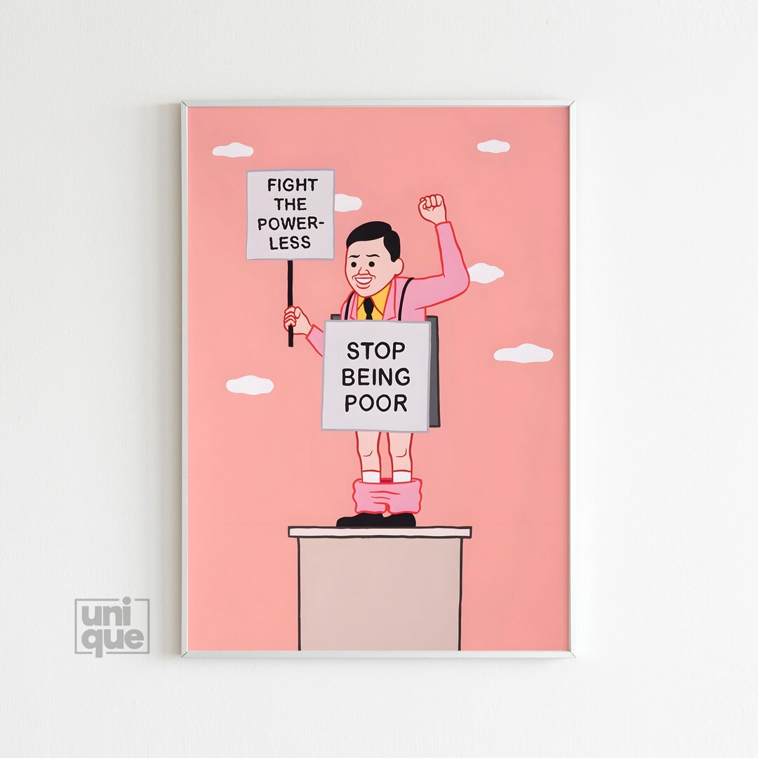 Joan Cornellà Poster Poopy Pants Funny Cartoon Poster Modern Wall Art