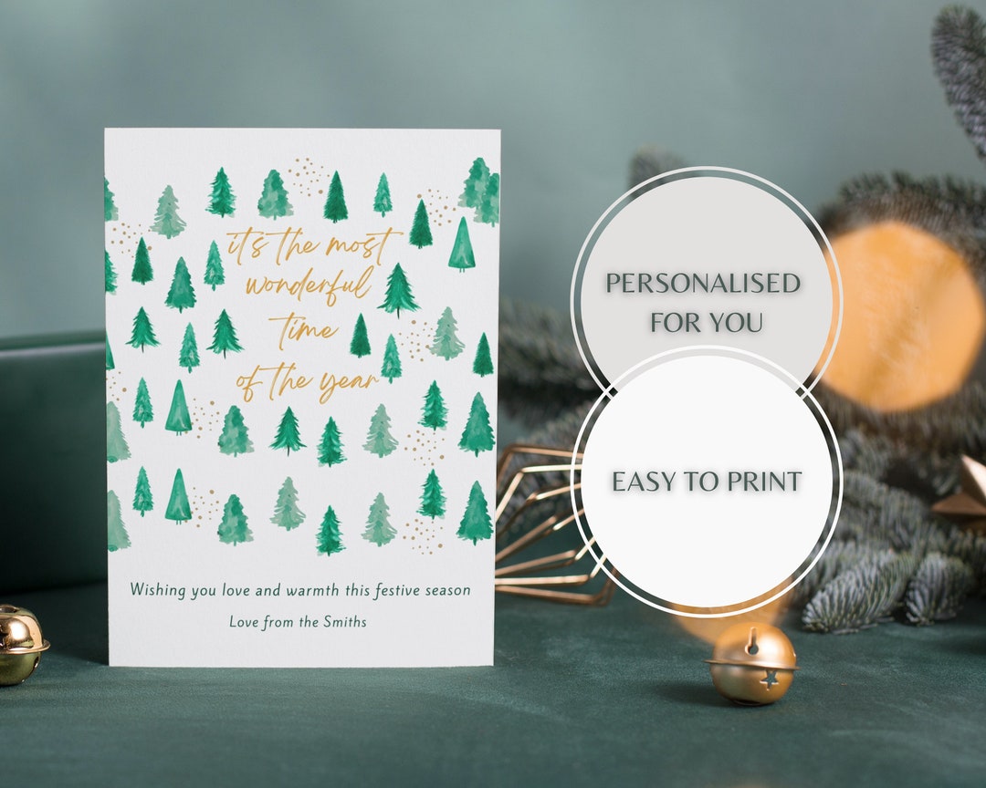 Custom Printable Christmas Card - Il 1080xN.4458311613 F3gj 