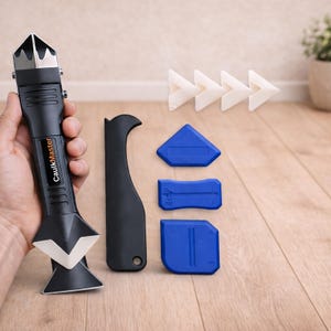 Silicone Caulking Tools 3 in 1, Caulk Remover, for Bathroom, Kitchen, Sink, Shower, Tile