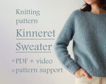 Kinneret Pullover|Strickmuster (Englisch, Russisch)