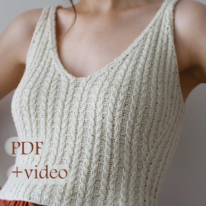 Ilana Camisole|Knitting pattern (English)