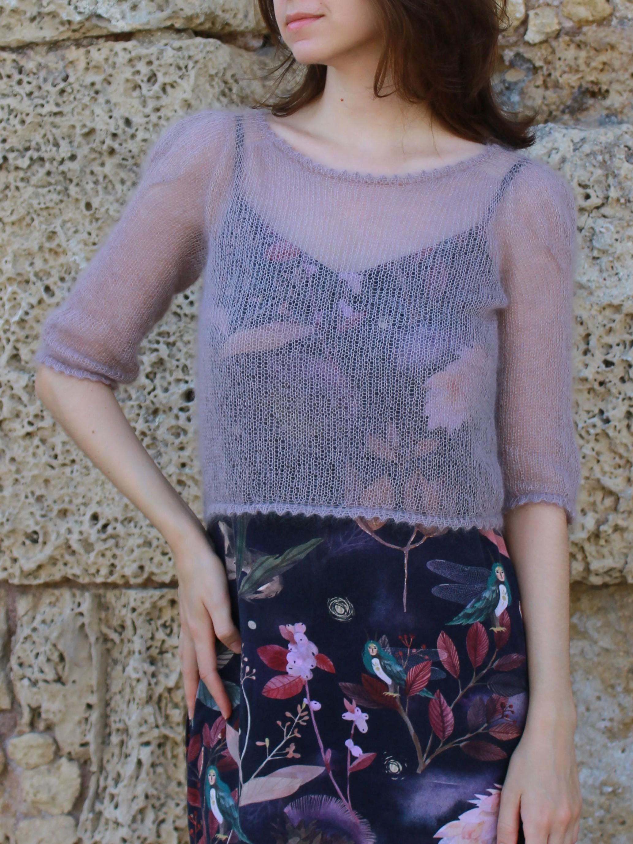 Sheer Knit Top Pattern - Etsy