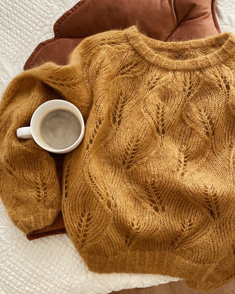 October Day Sweater Knitting pattern English image 3