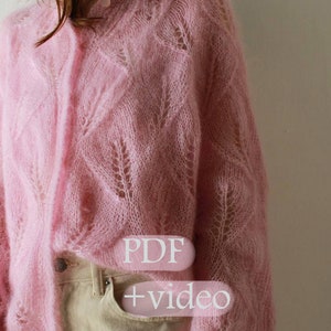 Tender Leaves Cardie|Knitting pattern