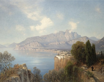 View of Sorrento (Oswald Achenbach)