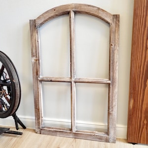 Decorative wooden window 50 x 78 cm like Sonoma oak country house lattice window window frame wall decoration