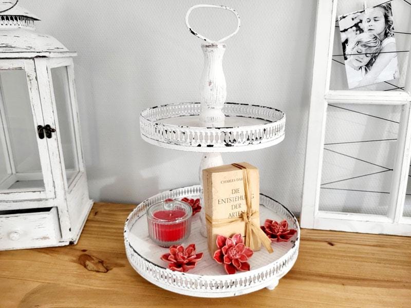Etagere shabby landhaus deko vintage