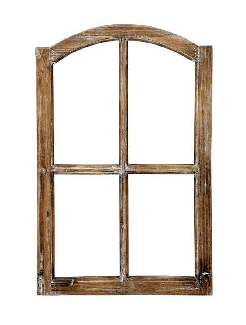 Deko Holzfenster 50x78cm wie Eiche Sonoma Landhaus Sprossenfenster Fensterrahmen Wanddeko image 18