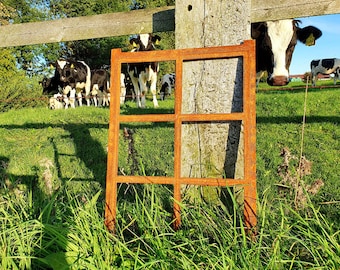 nog 1 ijzeren ronde raamkozijn stalraam raam kozijn - Brocante De