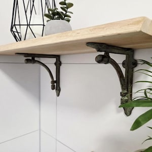 COPPIA Di Staffe Di Supporto Per Mensole Da Parete Rustiche - Foto 2