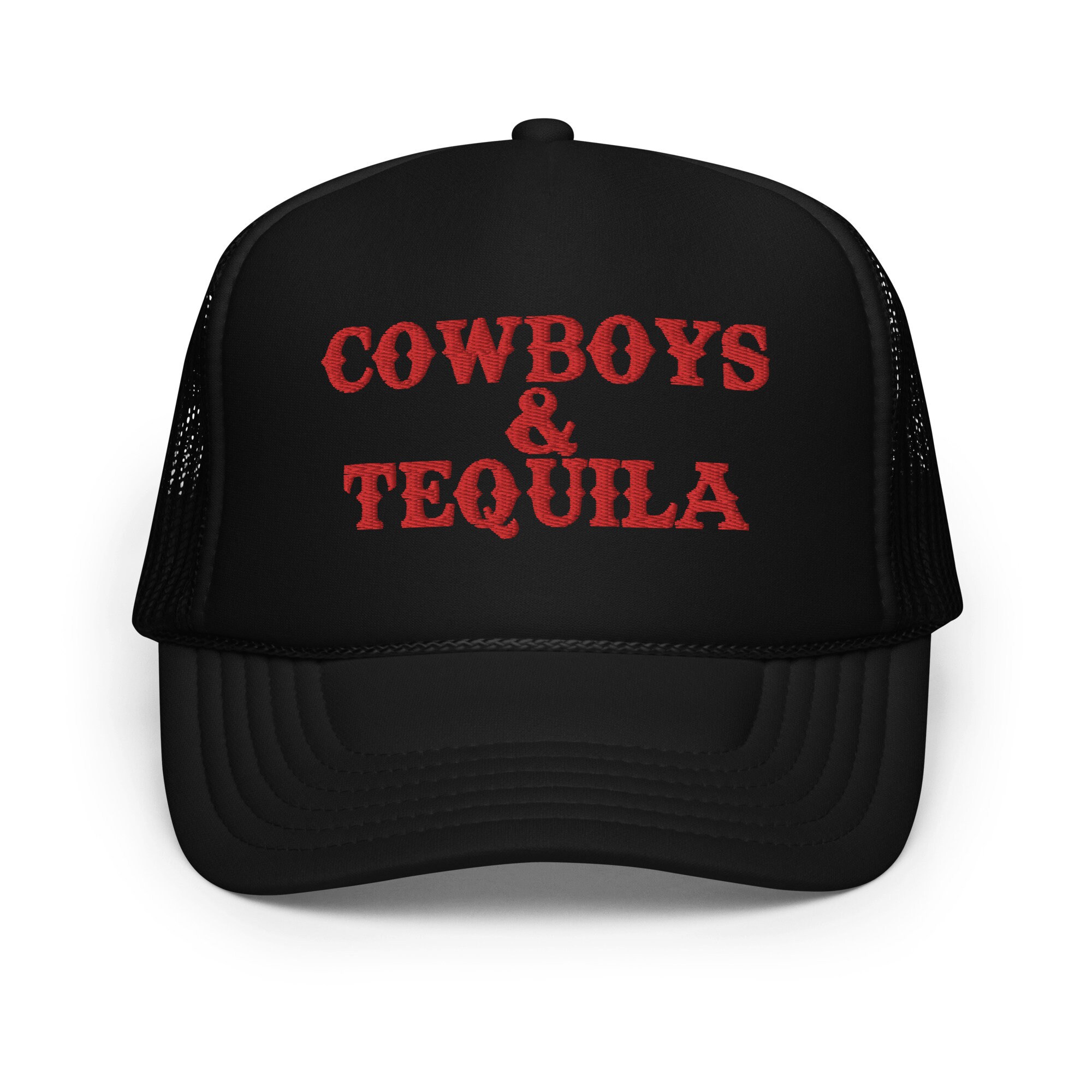 Discover Cowboys & Tequila Trucker Hat, Vintage Budlight Cowboy Hat, Western Trucker Hat, Country music concert