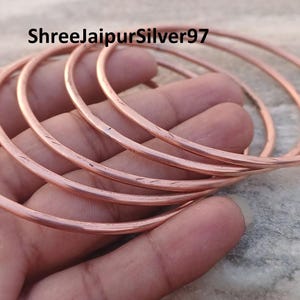 5 Set Of Copper Bangle, Adjustable Vintage Bracelet, Handmade Bangle, Popular Bangle, Twisted Copper Bangle, Unisex Healing Bangle