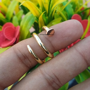 Handmade Solid Brass Adjustable Ring, Pure Brass Wrap Ring, Solid Brass Ring , Healing Brass Jewelry, Finger Ring, Popular Gift Brass Ring,