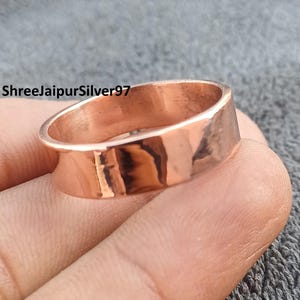 Pure 100% Copper Ring, Handmade Ring, Solid Copper Ring, Meditation Ring, Arthritis And Anxiety Healing, Gifts For Women, Birthday Ring