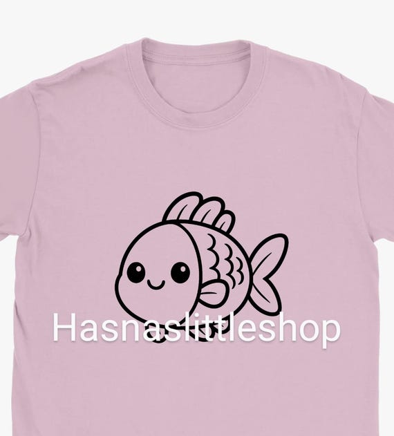 Fish SVG, Fish Outline, cut file for Cricut, Fish PNG, Sea Animal clipart, Fish JPG, Baby shower, Kids engraving laser