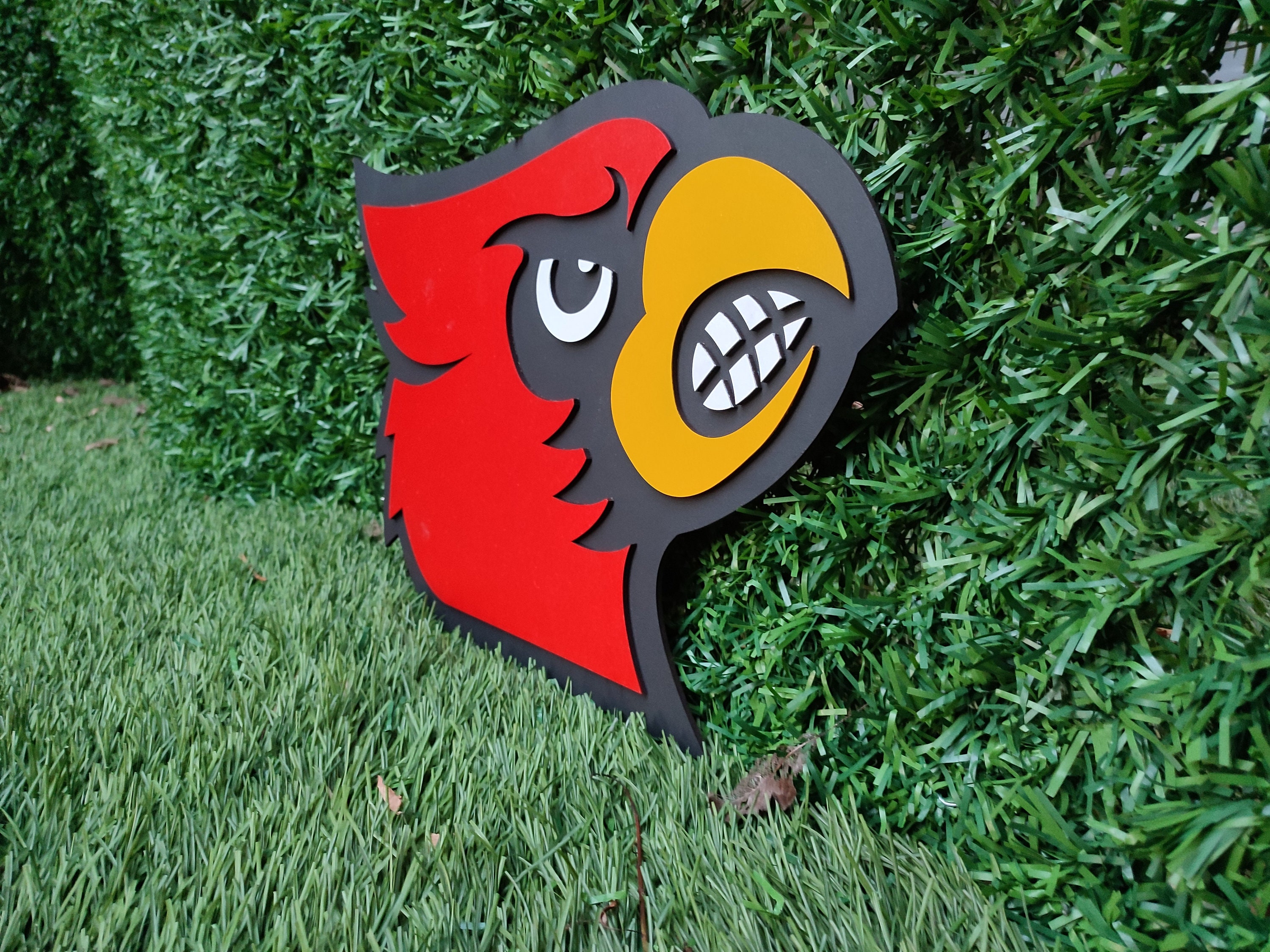 3D Louisville Cardinals Men's Basketball Team Logo. Wall Art Louisville ...