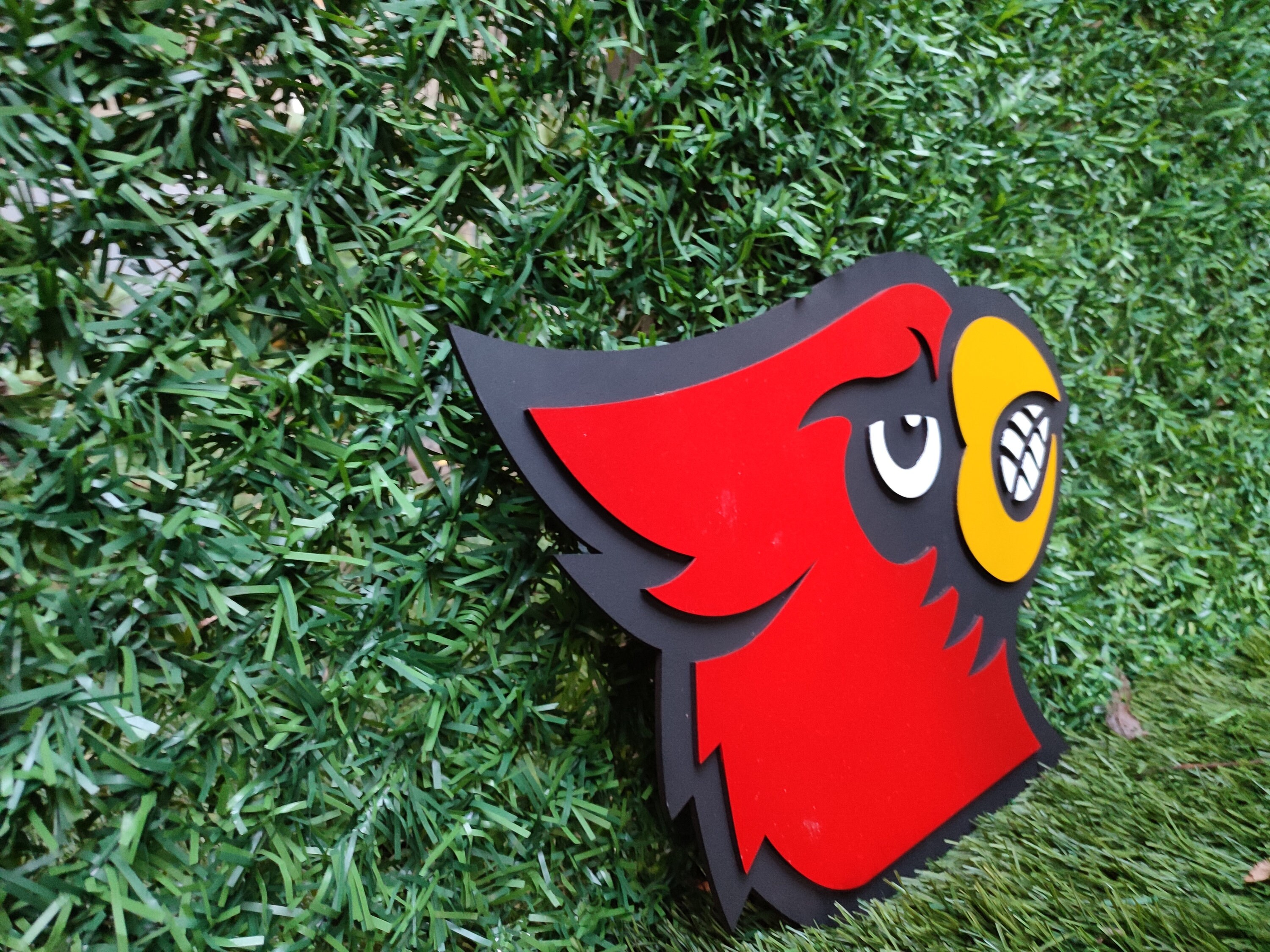 3D Louisville Cardinals Men's Basketball Team Logo. Wall Art Louisville ...