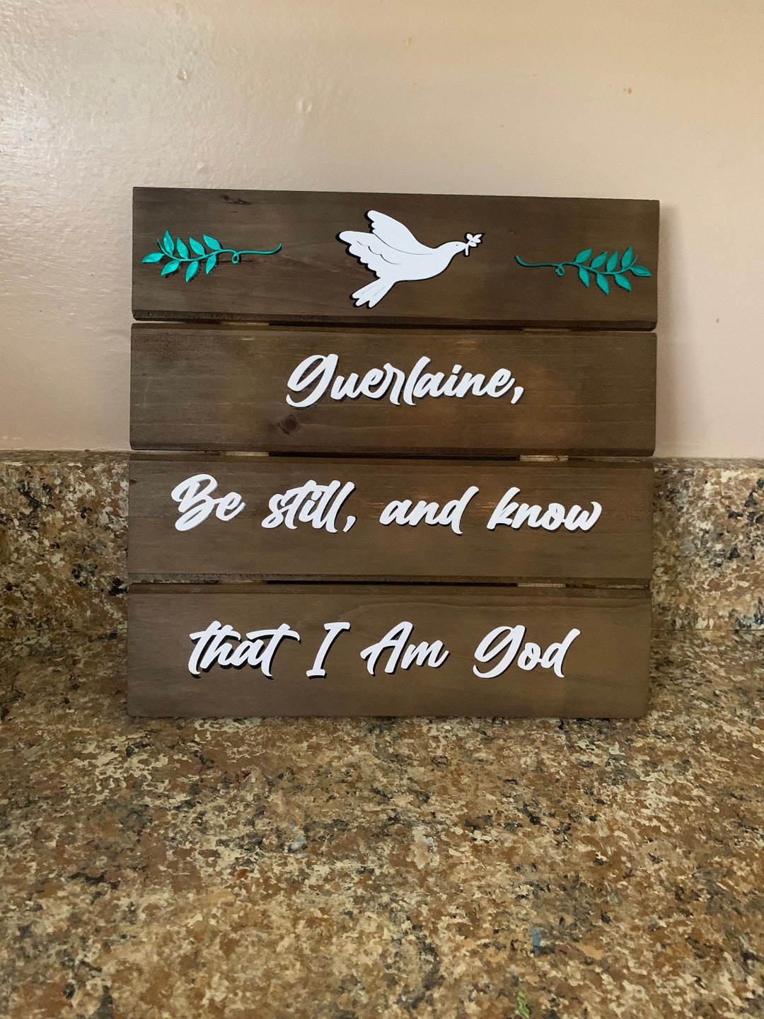 Wooden Bible Verse Sign Christian Wall Art Wooden Bible Etsy