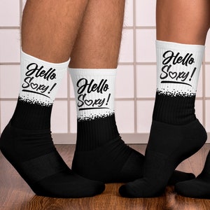 Hello Soxy Socks Valentines Anniversary Birthday Couples Gift Idea image 1