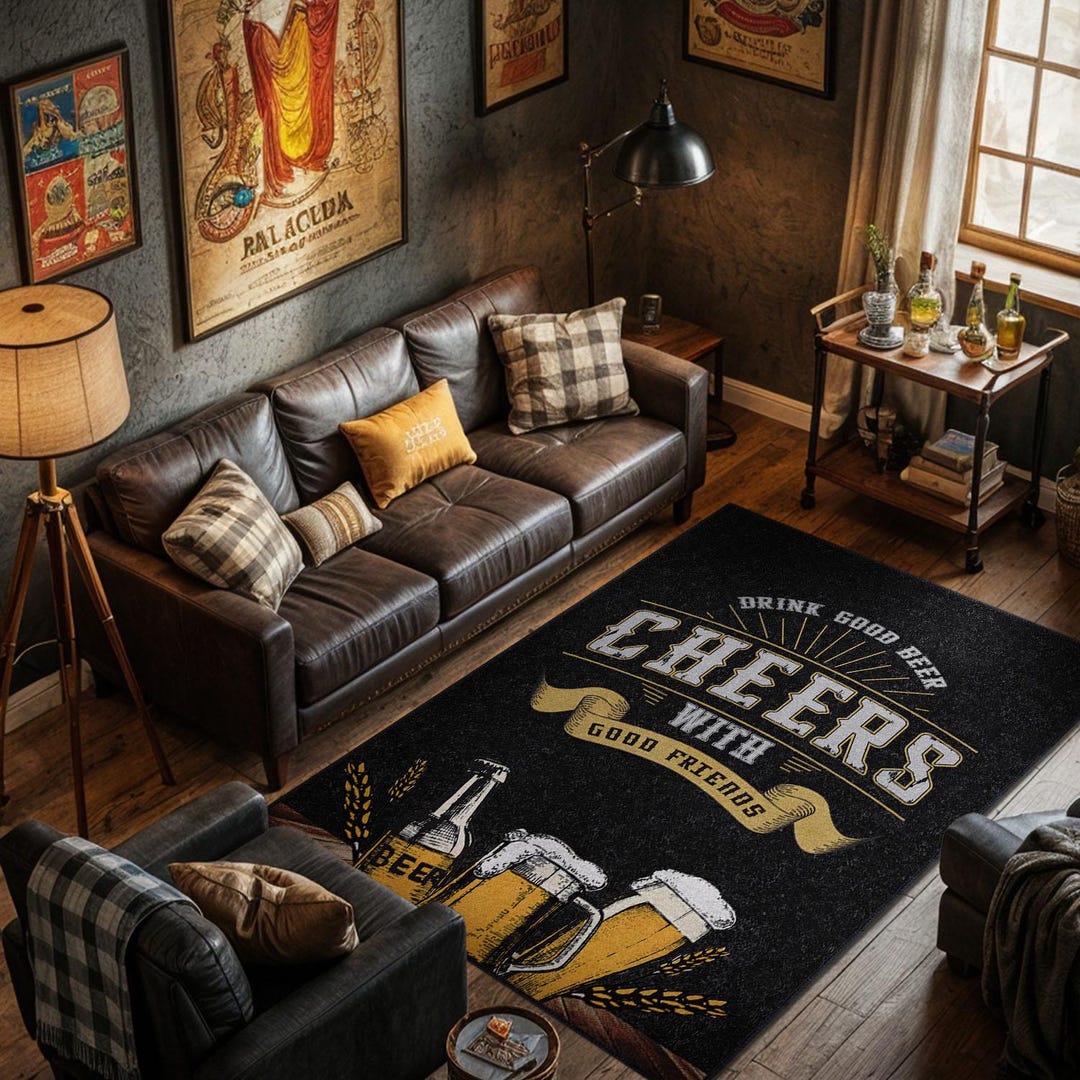 Cool Rugs For Man Cave