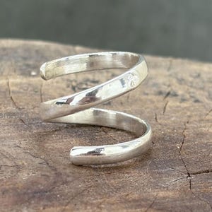 Sterling Silver Thumb Splint Ring: Adjustable EDS Arthritis Support