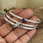 Silver Bangle Bracelets
