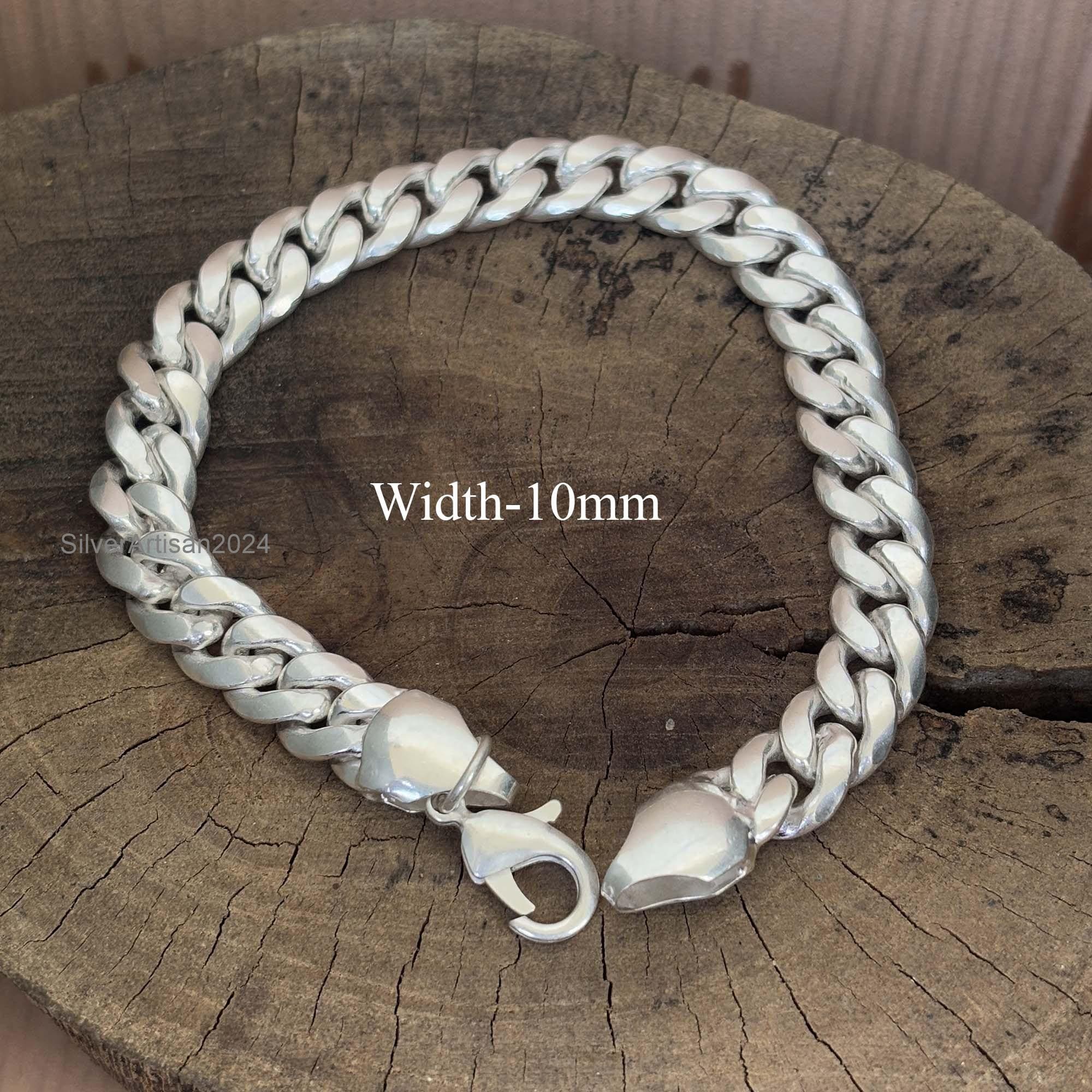 Sterling silver bracelet - Etsy 日本