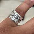 Sterling Silver Ring Set: Handmade Boho Stacking Midi Rings