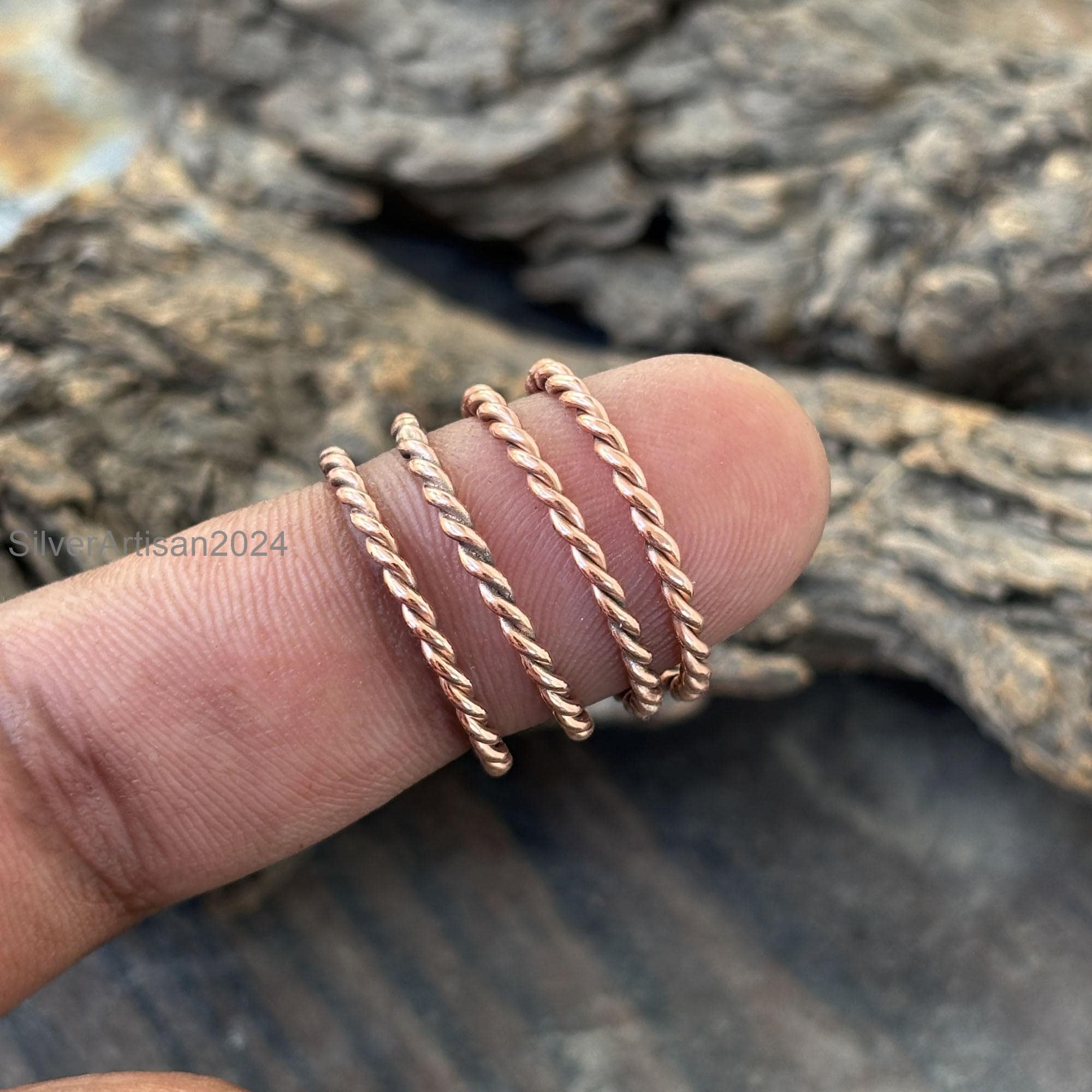 Tensor Rings Copper Handmade Copper Tensor Ring: Hammered Band, Arthritis Jewelry - Etsy