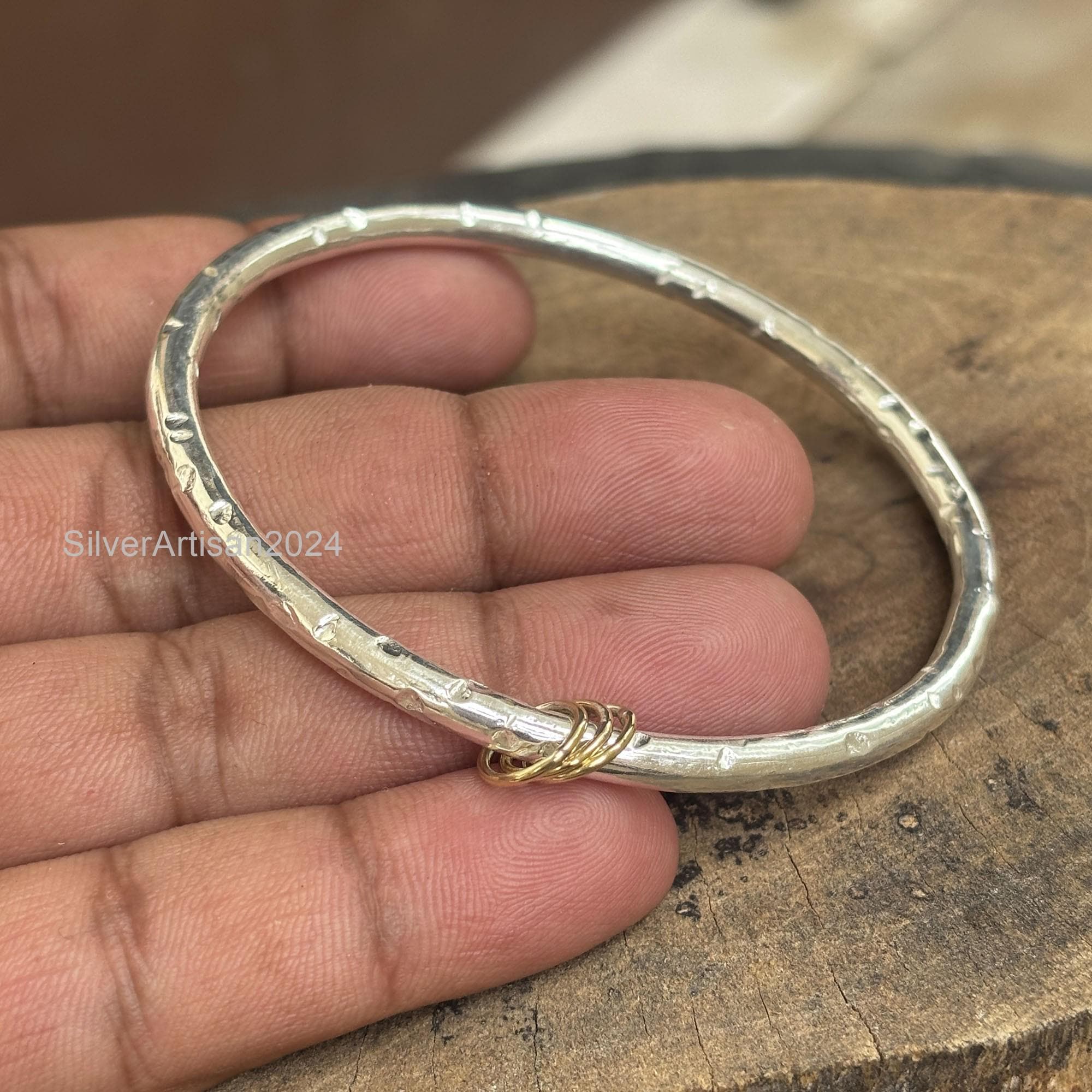石付きバングル - Etsy 日本