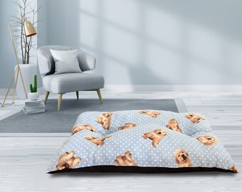 Lit pour chien et chat fabriqué en Italie - Canapé pour chien fabriqué à la main - S M L XL XXL - Matelas fait à la main en Italie