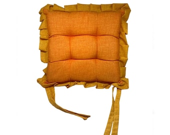 Ensemble de coussins de housse de chaise matelassée bicolore fabriqué en Italie - Modèle Shanghai - 40x40x5 - Housses de chaise rembourrées