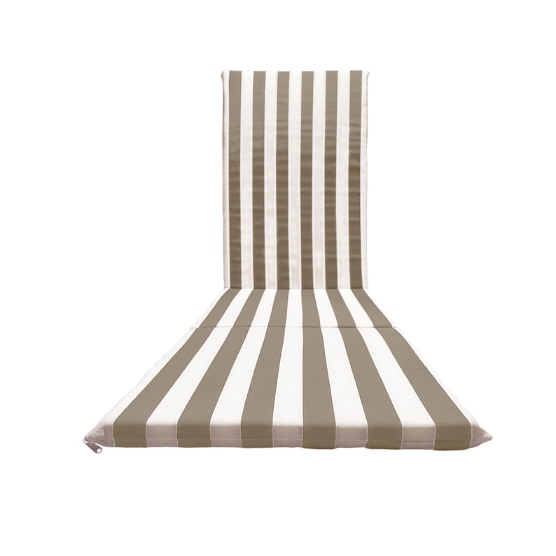 Handmade Italian Deck Chair Cushion 165 X 50 Cm Pool Mattress Removable