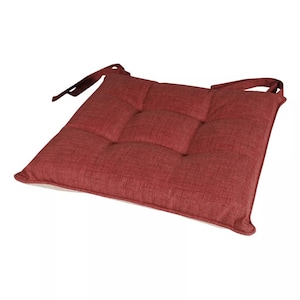 6 Coussins de chaise de cuisine en coton artisanal fabriqués en Italie 40x40x5 cm Housses de chaise rembourrées image 3