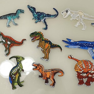 Dinosaur Jurassic Dinosaur T Rex Patch Badge Iron On Sew On