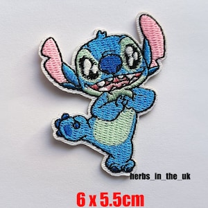 Lilo and Stitch Patches 2024 New Patches Badges Iron On Sew On Style 6