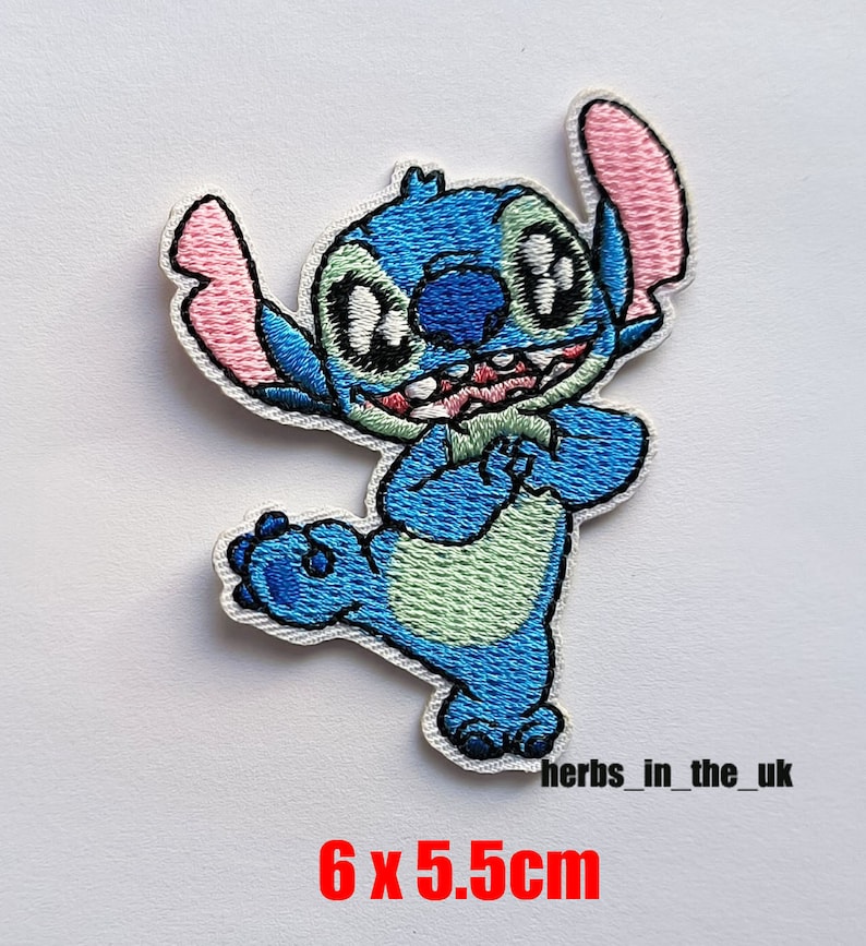 Lilo and Stitch Patches 2024 New Patches Badges Iron On Sew On Style 6