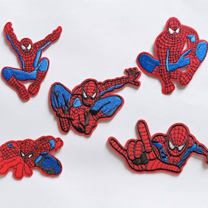 Spiderman Patch Aufnäher gestickt Abzeichen Spinne